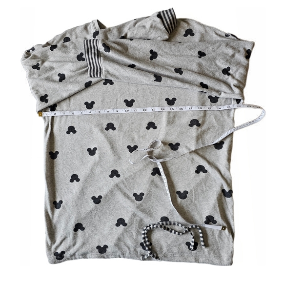 Disney Pajama Set - Gray with Black Mickey Pattern Womens - Picture 8 of 15